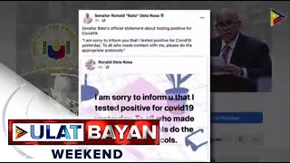 Sen Bato dela Rosa nagpositibo sa COVID19 [upl. by Yorztif]