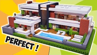 Cara Membuat Rumah Modern Mewah di Minecraft  Minecraft Modern Pt26 [upl. by Stacee]