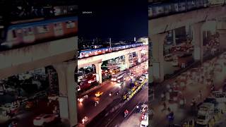 Hyderabad kphb nightlife traffic timelapse [upl. by Swithin]