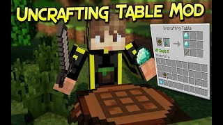 Uncrafting Table Mod  Recuperar Tus Recursos Facilmente  Minecraft 1122–1710  Review Español [upl. by Asilrahc]