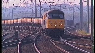 Railways British Railways Warrington Bank Quay and Arpley 1995 [upl. by Eugenia]