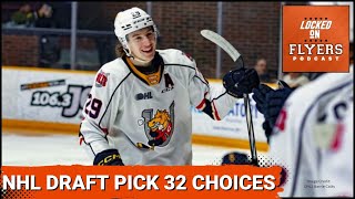 Philadelphia Flyers NHL Draft options at 32nd Overall [upl. by Chaffin]