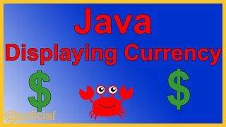 Displaying Currency in Java using printf and the DecimalFormat Class  Java Programming  Appficial [upl. by Hcnarb]