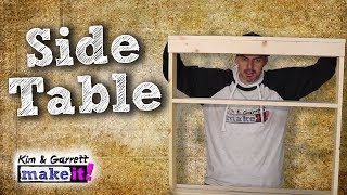 How To Make An Easy Bedside Table DIY Furniture [upl. by Yoc]