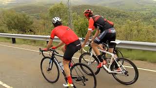 Pericopuerto de La Covatilla 9ª Et Vuelta 2018 con Santi Blanco [upl. by Nodnerb400]