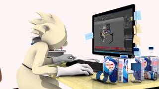 Animation Style CGW181 12 principles of animation Secondary action [upl. by Notlim]