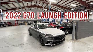 2022 Genesis G70 Launch Edition First Impression￼￼ [upl. by Olegnaid]