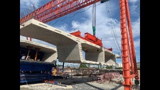 Review of Narranon Viaduct construction in Thailand [upl. by Nnylcaj]