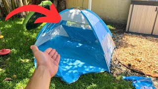 Venustas Beach Tent Review Is It Worth It Ultimate Lightweight Shelter [upl. by Freddy]