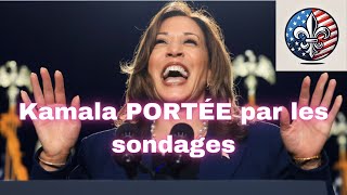 Kamala CREUSE LÉCART avec Trump dans les sondages [upl. by Elvira564]