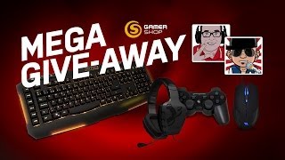 MEGA GIVEAWAY GAMERSHOP  PARTICIPA E GANHA [upl. by Adrien]