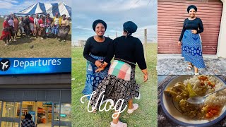 VLOG Attending a funeral in the Eastern Cape Makoti duties Raw rural content SA YouTuber… [upl. by Fablan]