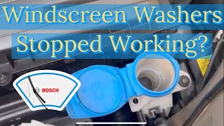 Windscreen Washers Stopped Working [upl. by Charisse]