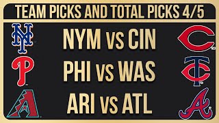 MLB Picks and Predictions Today 4524  MLB Picks Today 452024 [upl. by Mendelson]