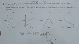 970111ON13 Q 5  Reaction Kinetics [upl. by Eddra512]