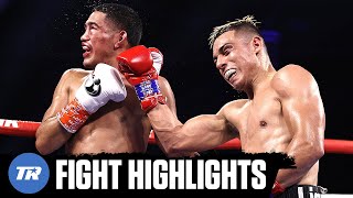 Luis Alberto Lopez Upsets Gabriel Flores Jr  FIGHT HIGHLIGHTS [upl. by Koball536]