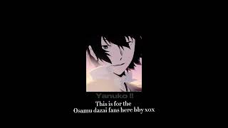 Errr dunno how to feel abt the beginning but pm bsd dazai [upl. by Wickham]