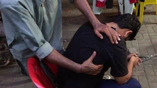 Street Back Massage ASMR [upl. by Haleehs996]