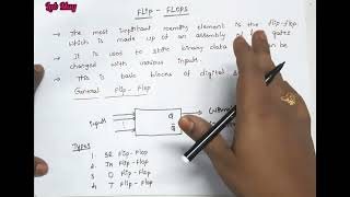 Latch and Flip Flop introduction Computer Architecture in Telugu [upl. by Kayne]