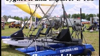 Cygnet II Cygnet Amphibious Flying Boat Cygnet amphibious light sport trike [upl. by Aynekal32]