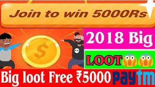 VideoBuddy App Loot ₹5000 Paytm Cash bigest paytm loot App august 2018 [upl. by Serica853]