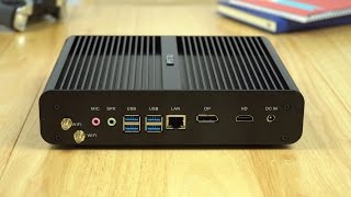 Hystou i7 7500U Fanless Mini PC Unboxing And Review [upl. by Yelehsa]