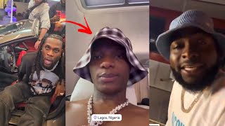 Wizkid join Davido and Burna boy in Lagos as the Cruise in Lagos Streets  Wizkid Morayo Track 8 [upl. by Onitnevuj]