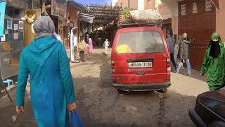 Walking Tour of Real MARRAKECH — Morocco Africa Video Walk【4K】🇲🇦 [upl. by Dewie]