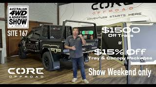 Perth 4WD Show Tray amp Canopy Deal  Core Offroad 4wd coreoffroad 4x4 customcanopy canopy [upl. by Etiuqram]