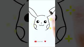 How to Draw Pikachu  Pokemon [upl. by Llyrad809]