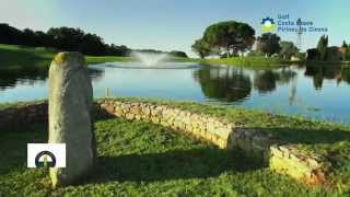 A drone’s eye view of golf courses of Costa Brava and Girona Pyrenees [upl. by Eecyak860]