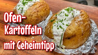 Ofenkartoffeln mit Kräuterquark und genialer Zutat  Westmünsterland BBQ [upl. by Jamieson]