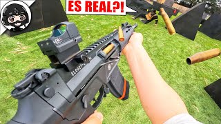 Usé RIFLE REAL en AIRSOFT❓❗️ ME BANEAN❗️ 😱 ▬ Yio Airsoft Gameplay ▬ T191 EampL [upl. by Dougie]