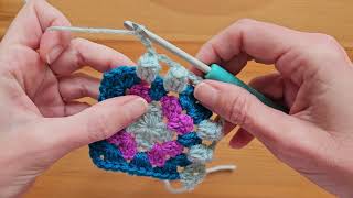 How to crochet a popcorn stitch [upl. by Livvy]