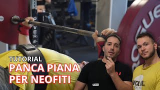 Tutorial per neofiti in panca piana con il più forte panchista italiano Salvatore Cardillo [upl. by Lanoil60]