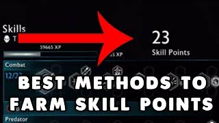 Best Methods To Get Skill Points In Shadow of War [upl. by Ury]