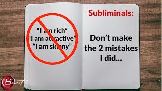 Why Subliminals are not working 2 Simple Mistakes to Fix LOA [upl. by Adlei]