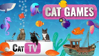 CAT Games  Fish and Bubbles Extravaganza Vol 2 🐟💦  Cat TV Compilation Video For Cats to Watch 😼 [upl. by Rives]