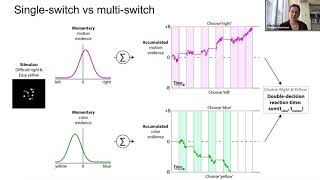 Cosyne 21  Serial timemultiplexed incorporation of evidence to make two decisions about one object [upl. by Stringer498]