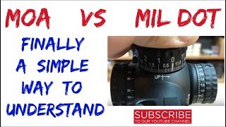 Simple to understand MOA vs MIL optics [upl. by Weyermann]