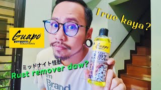 PRODUCT REVIEW  GUAPO CAR CARE SOLUTIONS TOUGH RUST REMOVER [upl. by Burnett982]