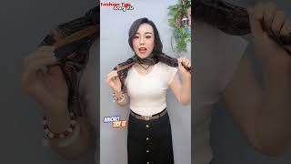 How to tie a scarf  Fashion Wear Scarf Styles EP226224 丝巾系法  스카프 묶는 스타일 outfitideas silkscarf [upl. by Ragnar]