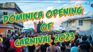 Dominica Opening of Carnival 2023 Highlights [upl. by Suirtemed]