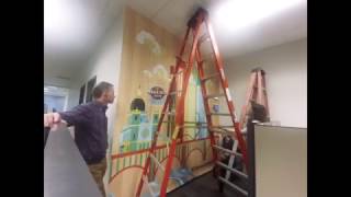 TimeLapse Prepasted Wallpaper Installation [upl. by Adnik]