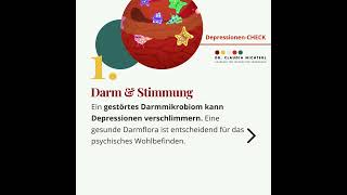 40  der Depressionen können durch eine angepasste Ernährung verbessert werden 👍🏻 depression darm [upl. by Angadresma]