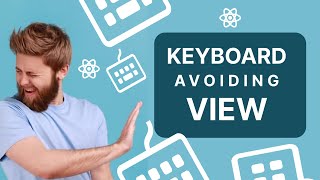 Keyboard Avoiding View  React Native Expo easy way [upl. by Maurey533]