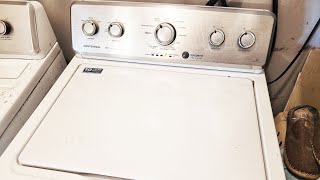 How to fix a Maytag Washing Machine that wont spin replace the spin actuator and check the clutch [upl. by Ahseyn105]