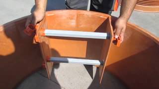 Pipelife Bulgaria BGP Installation of ladder rib in manhole [upl. by Grania]