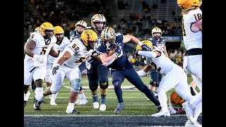 Montana State football  Bobcats dismantle No 7 Idaho 387 [upl. by Enael]