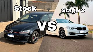 Comparativo amigável  GTI VS 320i STG2 [upl. by Averill]